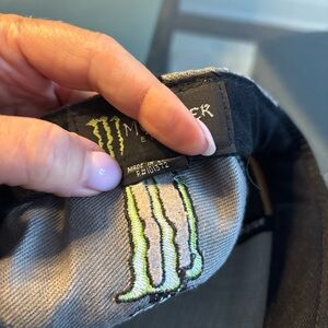 Monster Energy Black and Gray Hat